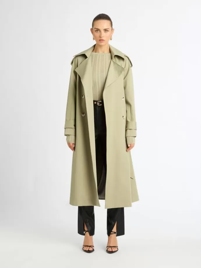 Outlet Ivy Trench Coat Woman Workwear