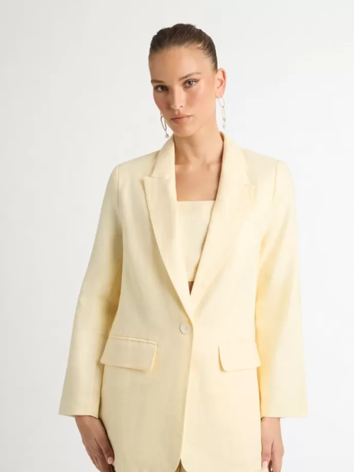 Sale Mila Linen Jacket Woman Coats & Jackets