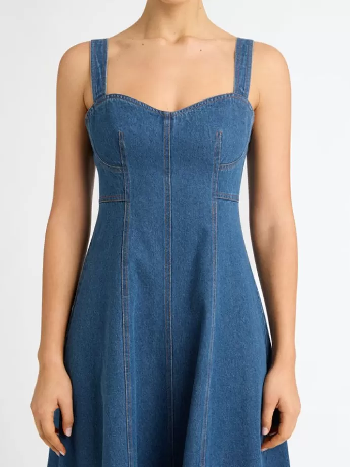 Sale Oscar Denim Dress Woman Workwear