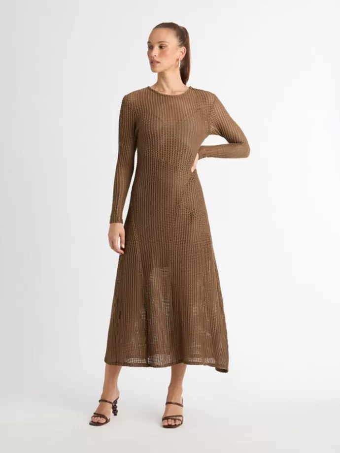 Discount Paros Knit Dress Woman Knitwear