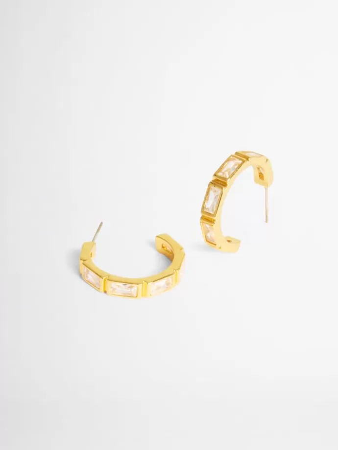 Clearance Sparkle Hoop Earrings Woman Earrings