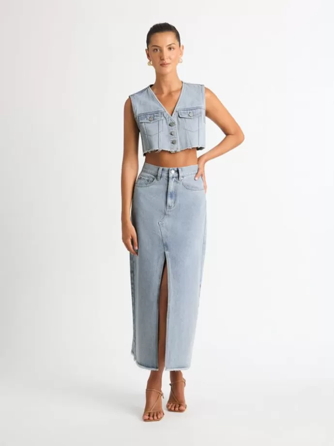 Fashion Tyra Denim Skirt Woman Skirts